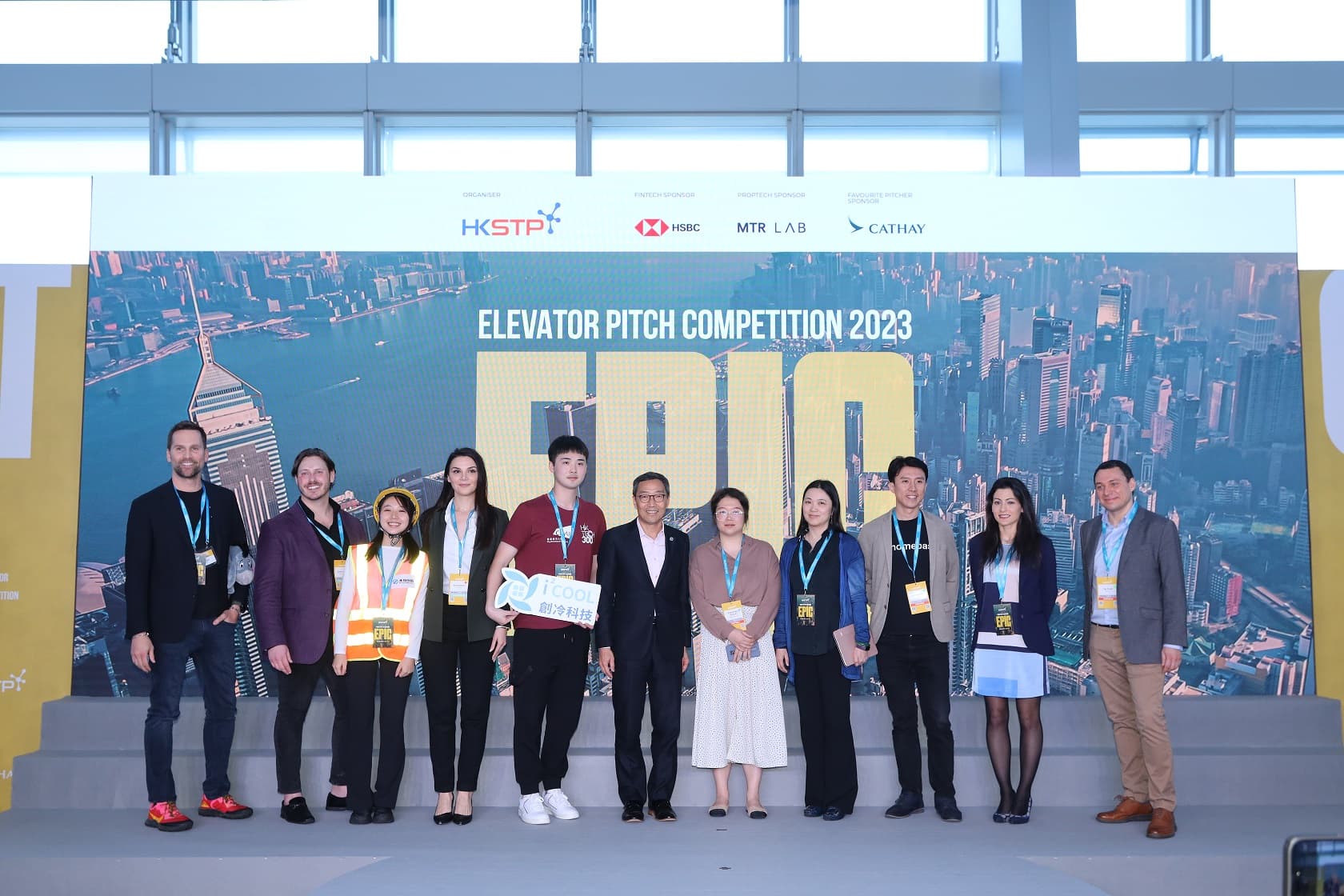 photo1HKSTP CROWNS OVERALL CHAMPION SKYLAND INNOVATION AT EPIC 2023 PITCHING COMPETITION BEATING OVE