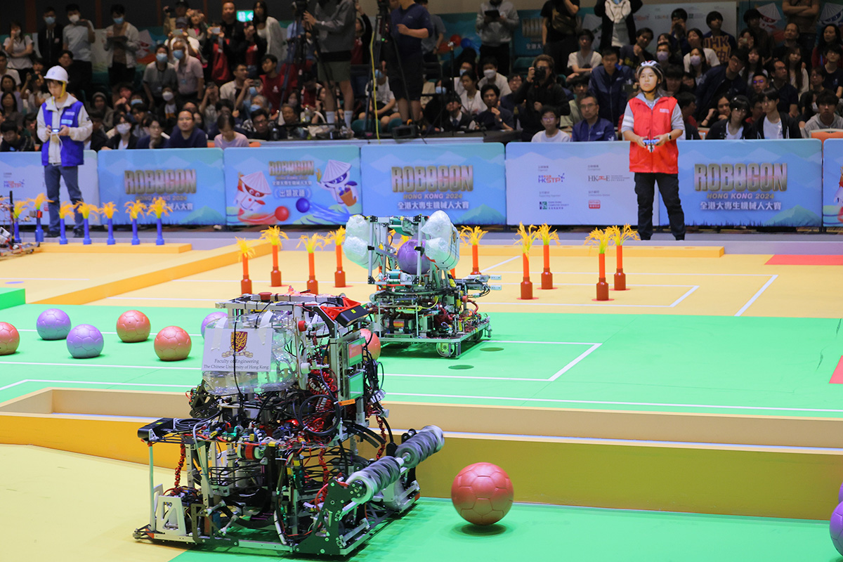 HKSTP Crowns Champion The Chinese University of Hong Kong at Robocon 2024