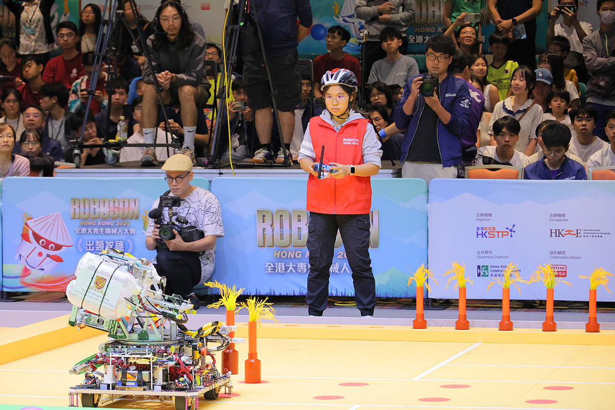 HKSTP Crowns Champion The Chinese University of Hong Kong at Robocon 2024